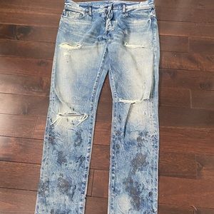 Men’s JOHN ELLIOT distressed jeans size 30